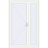 Ціноутворення Вхідні двері 1420x2200 мм REHAU Euro-Design 60 Білий (RAL 9016) з двох сторін