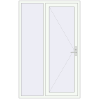 Ціноутворення Вхідні двері 1370x2180 мм REHAU Euro-Design 60 Білий (RAL 9016) з двох сторін