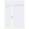Ціноутворення Вхідні двері 1778x2460 мм REHAU Brillant-Design Білий (RAL 9016) з двох сторін