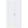 Ціноутворення Вхідні двері 1160x2180 мм REHAU Euro-Design 60 Білий (RAL 9016) з двох сторін