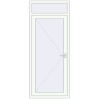 Ціноутворення Вхідні двері 900x2200 мм REHAU Brillant-Design Білий (RAL 9016) з двох сторін