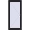 Ціноутворення Вхідні двері 950x2100 мм REHAU Euro-Design 60 BLACK_ULTI-MATT з двох сторін