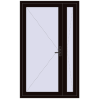 Ціноутворення Вхідні двері 1250x2050 мм REHAU Brillant-Design BLACK_BROWN з двох сторін