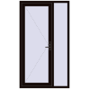 Ціноутворення Вхідні двері 1200x2100 мм REHAU Brillant-Design BLACK_BROWN з двох сторін