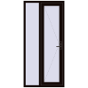 Ціноутворення Вхідні двері 1040x2200 мм REHAU Euro-Design 60 BLACK_BROWN з двох сторін