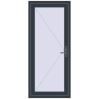 Ціноутворення Вхідні двері 850x1950 мм REHAU Euro-Design 60 ANTHRACITE_GREY_STRUKTURAL з двох сторін