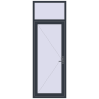 Ціноутворення Вхідні двері 900x2600 мм REHAU Brillant-Design ANTHRACITE_GREY_STRUKTURAL з двох сторін