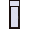 Ціноутворення Вхідні двері 950x2500 мм REHAU Brillant-Design BLACK_BROWN ззовні