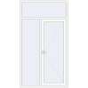 Ціноутворення Вхідні двері 1400x2500 мм REHAU Euro-Design 60 Білий (RAL 9016) з двох сторін