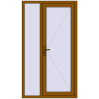 Ціноутворення Вхідні двері 1150x2030 мм REHAU SYNEGO GOLDEN OAK з двох сторін