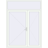 Ціноутворення Вхідні двері 1900x2560 мм REHAU Brillant-Design Білий (RAL 9016) з двох сторін