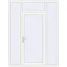 Ціноутворення Вхідні двері 1720x2280 мм REHAU Brillant-Design Білий (RAL 9016) з двох сторін
