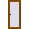 Ціноутворення Вхідні двері 950x2050 мм REHAU Euro-Design 60 GOLDEN OAK з двох сторін