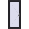 Ціноутворення Вхідні двері 850x1950 мм REHAU Euro-Design 60 BLACK_ULTI-MATT з двох сторін