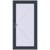 Ціноутворення Вхідні двері 1000x2000 мм REHAU Euro-Design 60 ANTHRACITE_GREY_STRUKTURAL з двох сторін