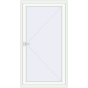 Ціноутворення Вхідні двері 1100x2040 мм REHAU Euro-Design 60 Білий (RAL 9016) з двох сторін