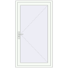 Ціноутворення Вхідні двері 1020x1840 мм REHAU Euro-Design 60 Білий (RAL 9016) з двох сторін
