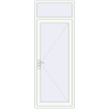 Ціноутворення Вхідні двері 900x2450 мм REHAU Euro-Design 60 Білий (RAL 9016) з двох сторін