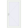 Ціноутворення Вхідні двері 1100x2100 мм REHAU Euro-Design 60 Білий (RAL 9016) з двох сторін