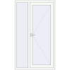 Ціноутворення Вхідні двері 1200x2050 мм REHAU Euro-Design 60 Білий (RAL 9016) з двох сторін
