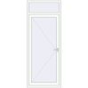 Ціноутворення Вхідні двері 950x2400 мм REHAU Euro-Design 60 Білий (RAL 9016) з двох сторін