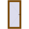 Ціноутворення Вхідні двері 1000x2100 мм REHAU Euro-Design 60 GOLDEN OAK з двох сторін