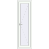 Ціноутворення Внутрішні двері 620x1980 мм REHAU Т94/60 Білий (RAL 9016) з двох сторін