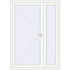 Ціноутворення Внутрішні двері 1500x2100 мм REHAU Z74/60 Білий (RAL 9016) з двох сторін
