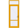 Ціноутворення Внутрішні двері 900x2400 мм Altest RAL 1003 Signal yellow ззовні