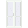 Ціноутворення Внутрішні двері 1240x2100 мм REHAU Т94/60 Білий (RAL 9016) з двох сторін