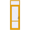 Ціноутворення Внутрішні двері 800x2400 мм Altest RAL 1003 Signal yellow з двох сторін
