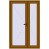Ціноутворення Внутрішні двері 1300x2050 мм REHAU Т94/60 GOLDEN OAK з двох сторін