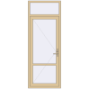 Ціноутворення Внутрішні двері 900x2400 мм Altest RAL 1014 Ivory ззовні