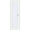 Ціноутворення Внутрішні двері 600x1900 мм REHAU Т94/60 Білий (RAL 9016) з двох сторін