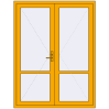 Ціноутворення Внутрішні двері 1600x2100 мм Altest RAL 1003 Signal yellow ззовні