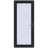 Ціноутворення Внутрішні двері 900x2100 мм REHAU Z74/60 BLACK_ULTI-MATT з двох сторін