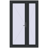 Ціноутворення Внутрішні двері 1250x2050 мм Altest RAL 9017 Traffic black з двох сторін