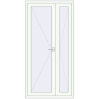 Ціноутворення Внутрішні двері 1100x2200 мм REHAU Т94/60 Білий (RAL 9016) з двох сторін
