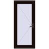 Ціноутворення Внутрішні двері 800x1800 мм REHAU Т94/60 BLACK_BROWN з двох сторін