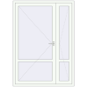 Ціноутворення Внутрішні двері 1500x2100 мм REHAU Т94/60 Білий (RAL 9016) з двох сторін