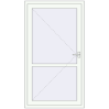 Ціноутворення Внутрішні двері 1050x1880 мм REHAU Т94/60 Білий (RAL 9016) з двох сторін