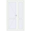 Ціноутворення Внутрішні двері 1250x2200 мм REHAU Т94/60 Білий (RAL 9016) з двох сторін