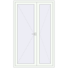 Ціноутворення Внутрішні двері 1400x2300 мм REHAU Т94/60 Білий (RAL 9016) з двох сторін