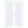 Ціноутворення Внутрішні двері 1500x2100 мм REHAU Z74/60 Білий (RAL 9016) з двох сторін