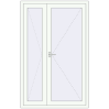 Ціноутворення Внутрішні двері 1300x2050 мм REHAU Т94/60 Білий (RAL 9016) з двох сторін