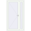 Ціноутворення Внутрішні двері 1200x2100 мм REHAU Т94/60 Білий (RAL 9016) з двох сторін