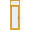 Ціноутворення Внутрішні двері 800x2400 мм Altest RAL 1003 Signal yellow ззовні