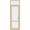 Ціноутворення Внутрішні двері 800x2400 мм Altest RAL 1014 Ivory з двох сторін