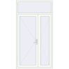 Ціноутворення Внутрішні двері 1400x2600 мм Altest RAL 9016 Traffic white з двох сторін