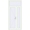 Ціноутворення Внутрішні двері 1020x2300 мм REHAU Т94/60 Білий (RAL 9016) з двох сторін